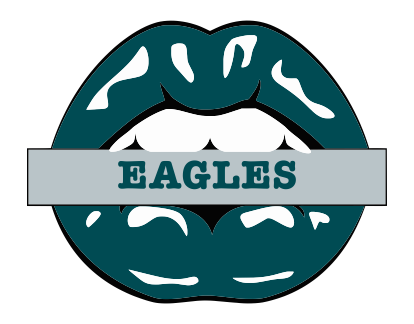 Philadelphia Eagles Lips Logo iron on paper